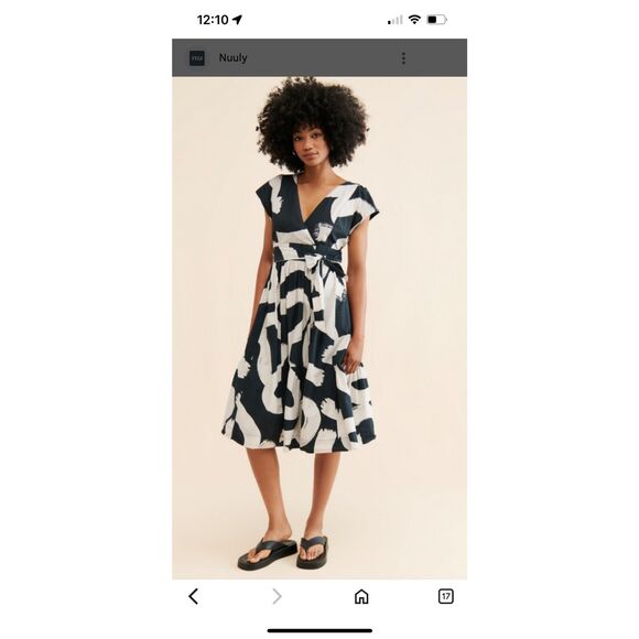 Anthropologie Maeve Mairead Poplin Dress Sz 6 NWT - Picture 1 of 10
